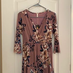 Pink Blush Maternity Dress